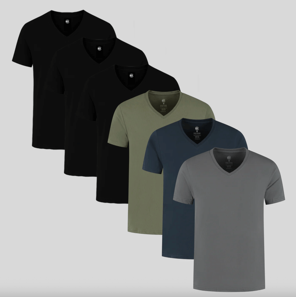 6-Pack Classic V-Neck T-Shirts
