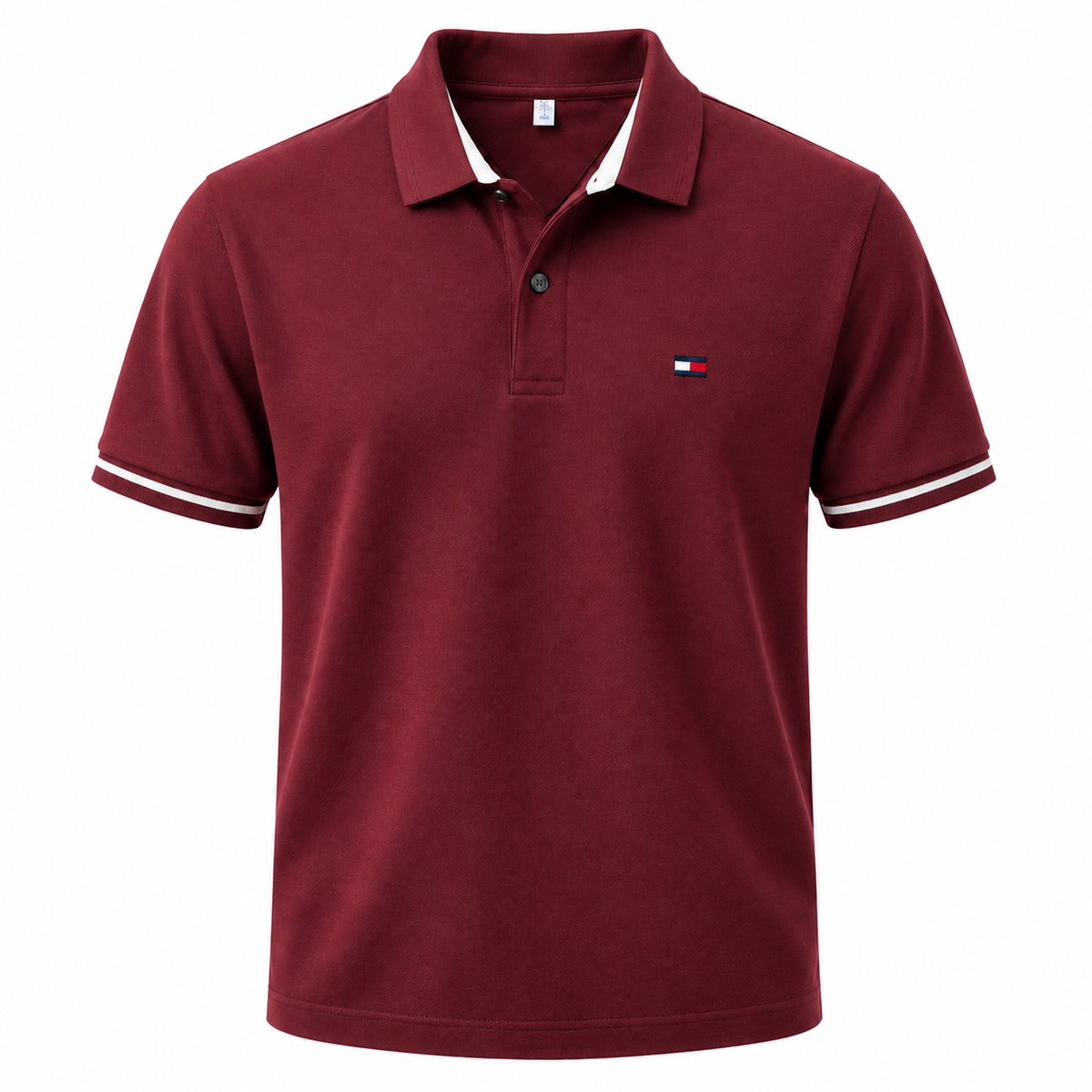 Poloshirt mit sportiven Streifendetails