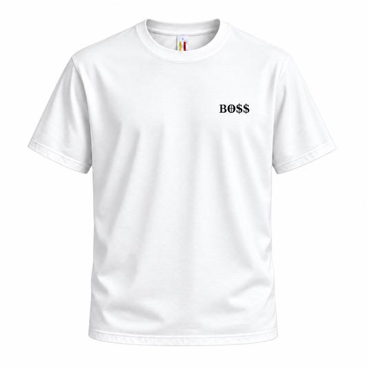 Rundhals-Shirt mit Schriftzug