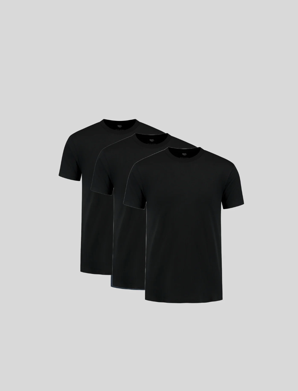 3-Pack All Black T-Shirts