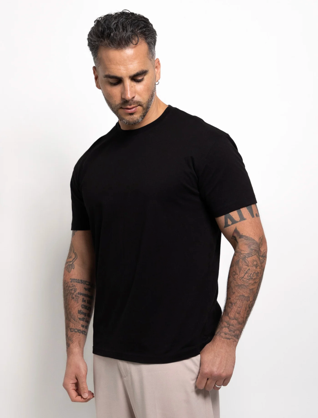 3-Pack All Black T-Shirts