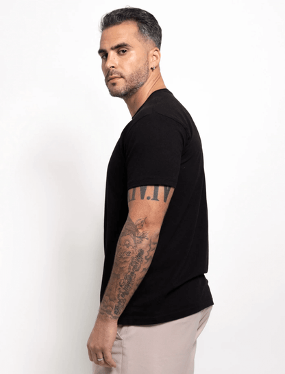 12-Pack All Black T-Shirts