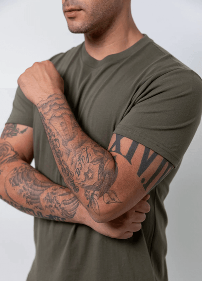 Essential Green T-Shirt – Crew Neck