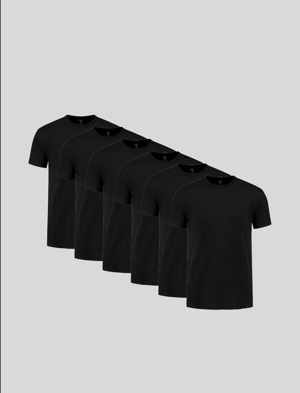 6-Pack All Black T-Shirts