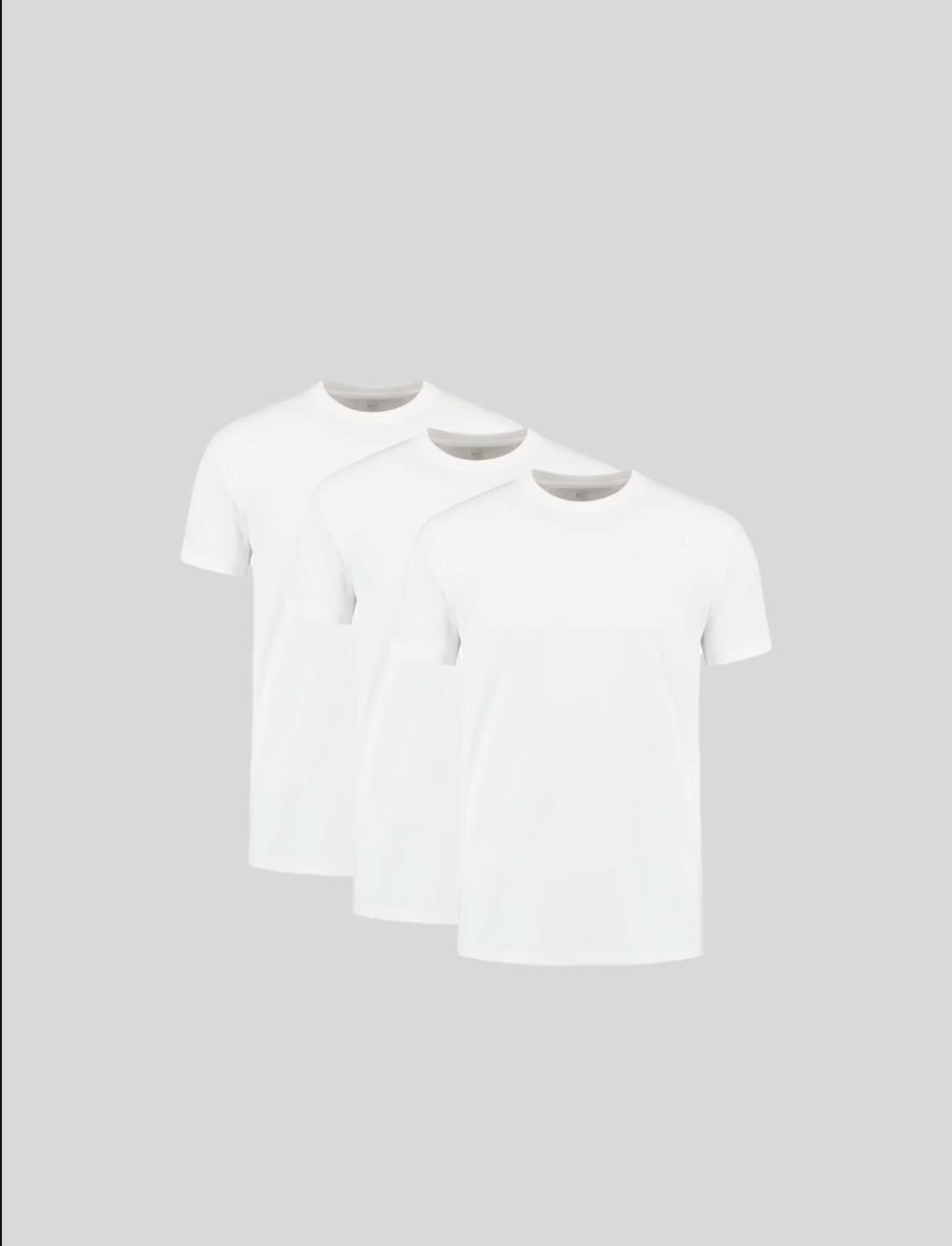 3-Pack All White T-Shirts
