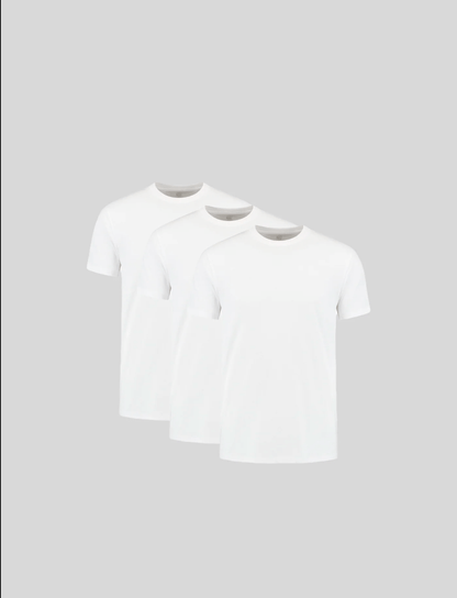 3-Pack All White T-Shirts