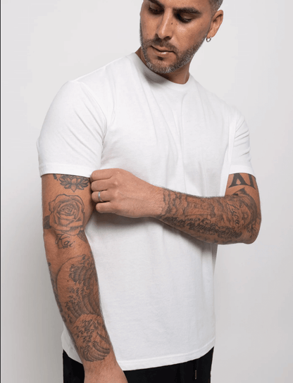 3-Pack All White T-Shirts