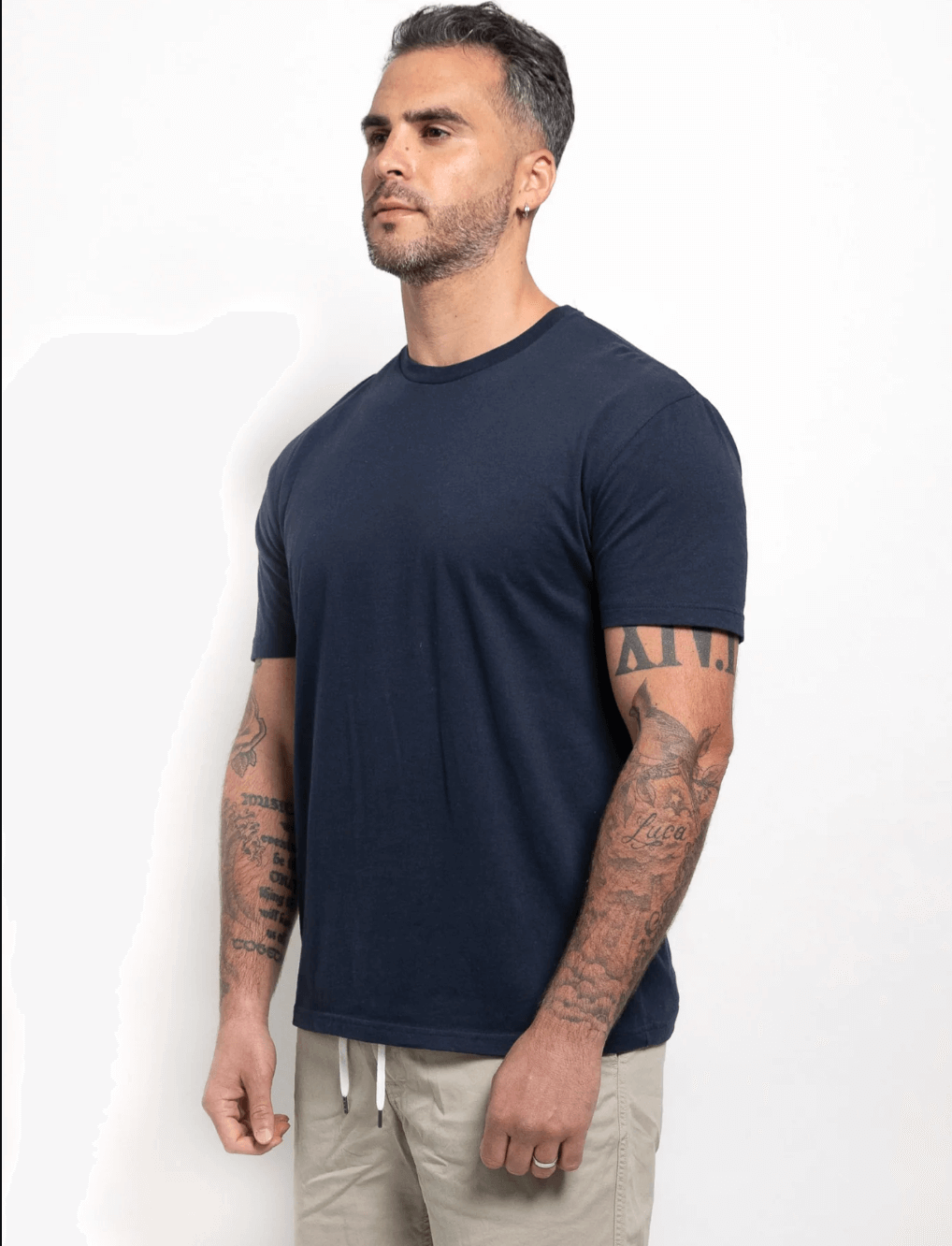 Essential Blue T-Shirt – Crew Neck