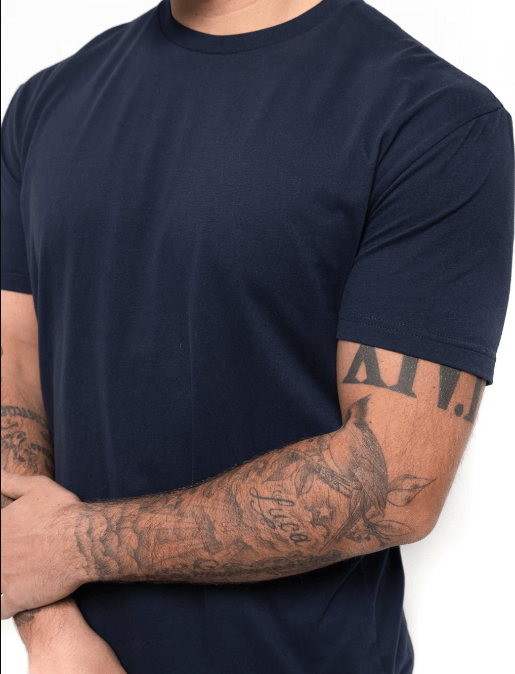 Essential Blue T-Shirt – Crew Neck