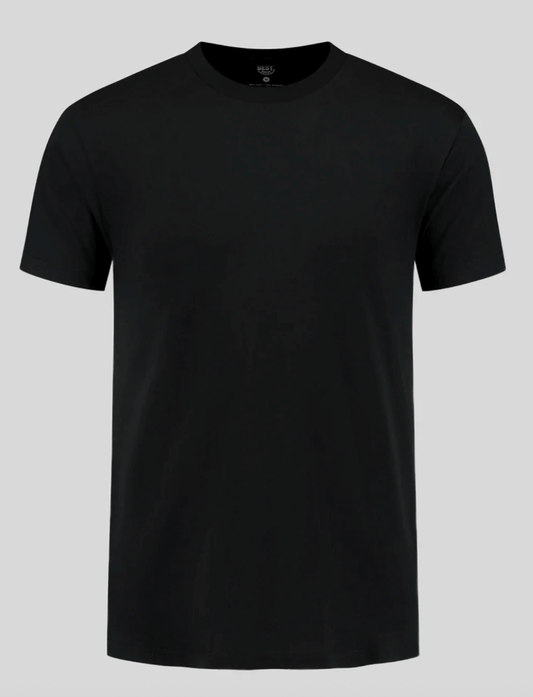 Essential Black T-Shirt – Crew Neck