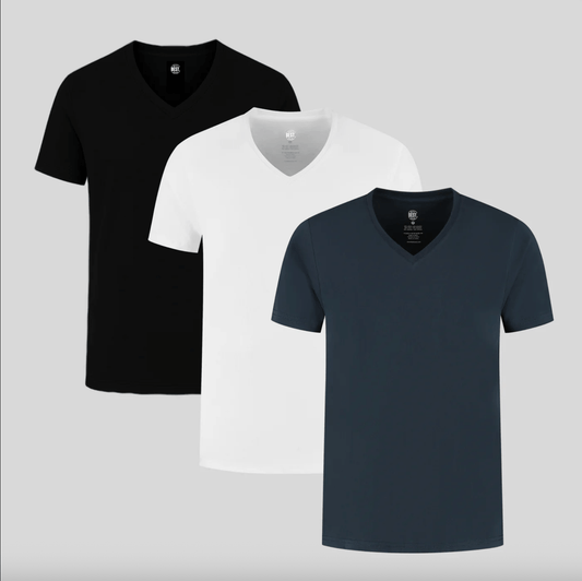3-Pack Classic V-Neck T-Shirts