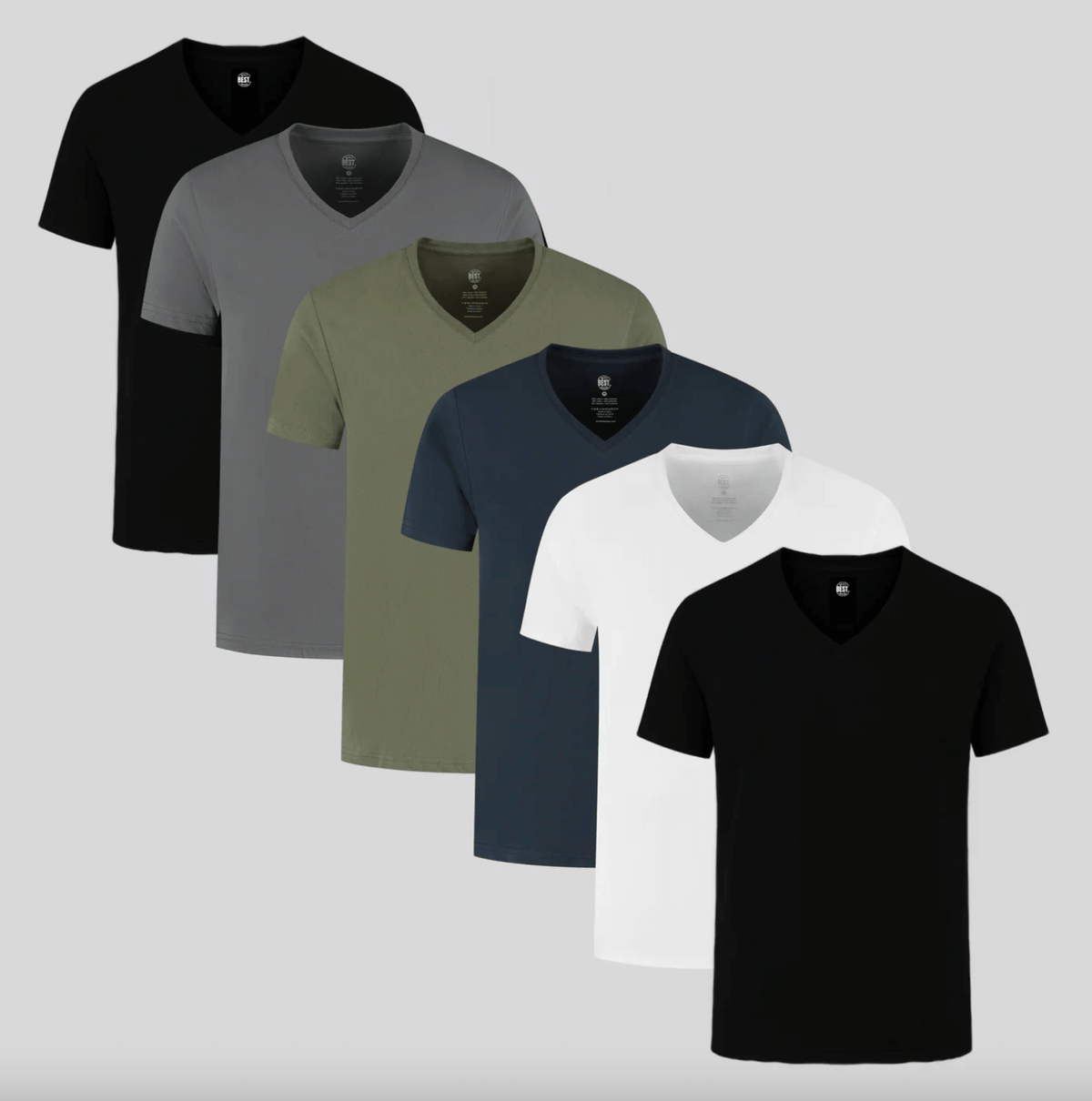 6-Pack Classic V-Neck T-Shirts