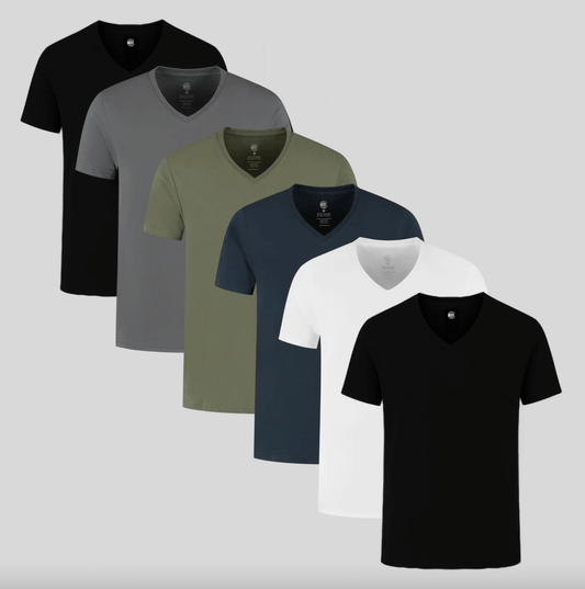 6-Pack Classic V-Neck T-Shirts