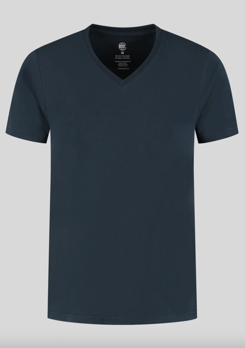 Classic V-Neck T-Shirt - Dark Blue