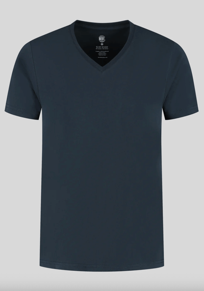 Classic V-Neck T-Shirt - Dark Blue