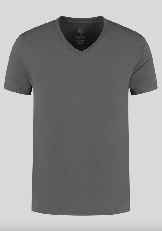 Classic V-Neck T-Shirt - Gray