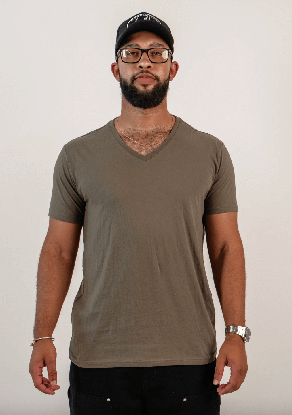 Classic V-Neck T-Shirt - Green