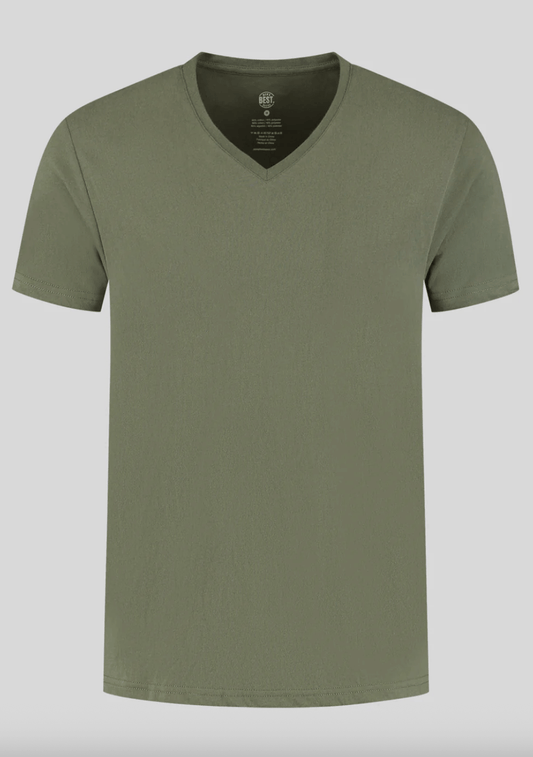 Classic V-Neck T-Shirt - Green