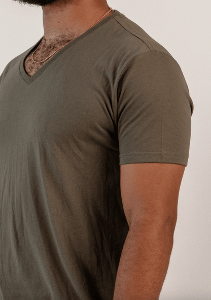 Classic V-Neck T-Shirt - Green