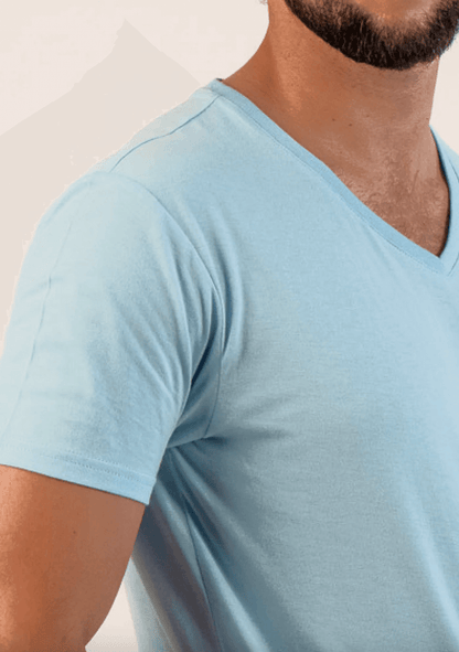 Classic V-Neck T-Shirt - Navy Blue