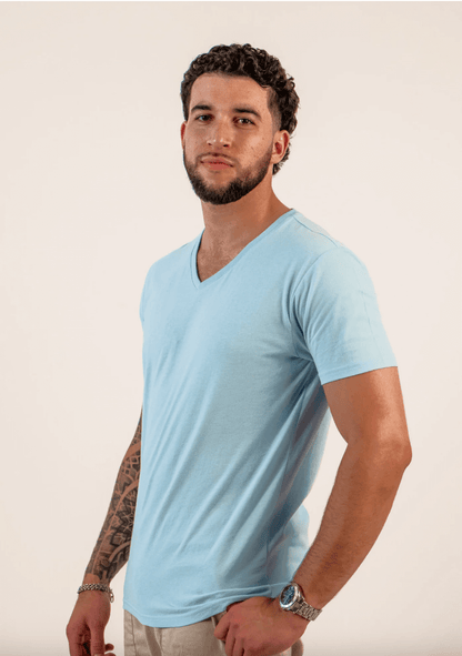 Classic V-Neck T-Shirt - Navy Blue