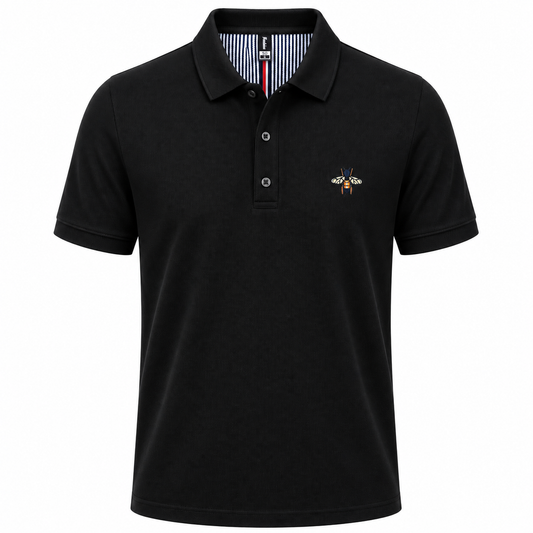 Poloshirt mit Bienenmotiv