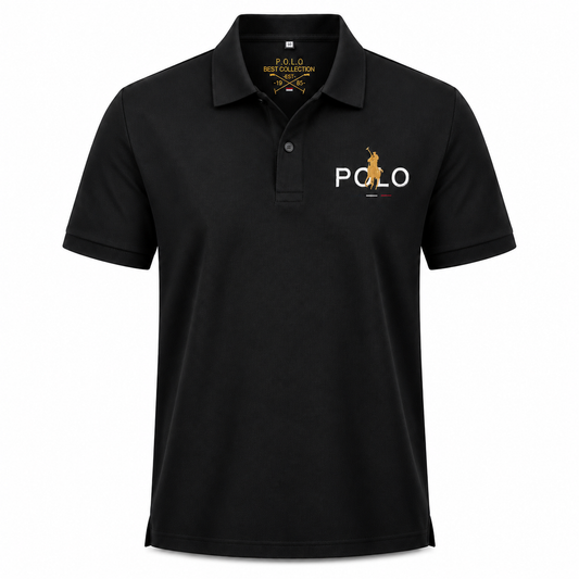 Poloshirt mit markantem Schriftzug