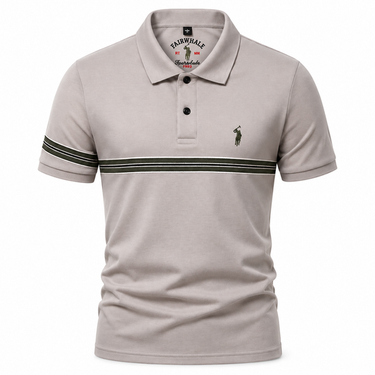 Poloshirt mit Blockstreifen